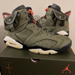 Nike Air Jordan 6 Retro Travis Scott Cactus Jack CN1084-200 Size 11