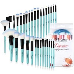 Professional Makeup Brush Set with Cruelty-Free Synthetic Fiber Bristles, 32pcs