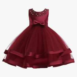 Girls sleeveless puffy  princess dress 