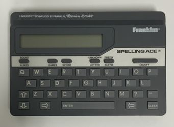 Franklin Spelling Ace With Spellmaster II Model SA-98A Linguistic Technology