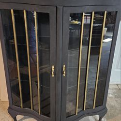 Vintage Curio  Cabinet