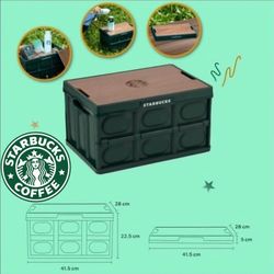 ☆Brand NEW ☆ IMPORTED ☆ Starbucks Folding Crate Storage Box ☆ (Stanley Cup Mug Tumbler)