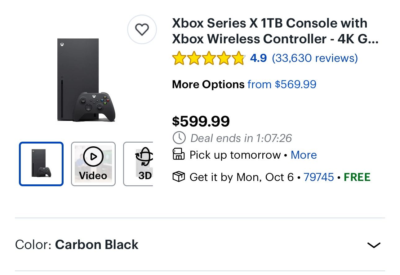 XBOX Series X With 31.5 inch Curved Monitor