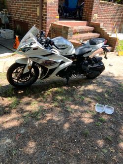 Falcon Sport Motorcycle White and Black