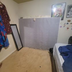 Queen Boxspring, Long Computer Desk and a Rocking Chair With Foot Rest For Nursing All Free