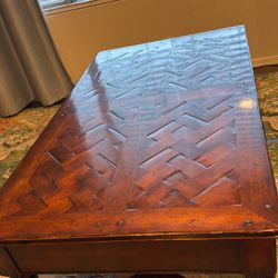 Vintage Hardwood Coffee Table