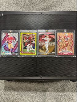 Panini & Topps San Francisco 49ers Football Card Lot - Purdy, Bosa, Kittle, McCaffrey