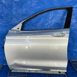 19-21 INFINITI QX50 FRONT LEFT DRIVER SIDE DOOR ASSEMBLY SILVER K23 