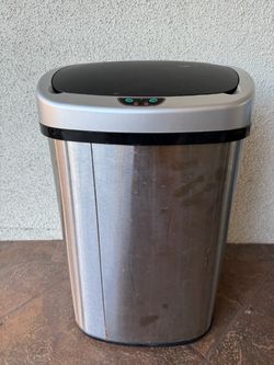 iTouchless 13-Gallon Stainless Steel Motion Sensor Trash Can 🗑️