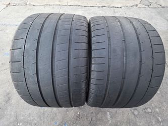 2 USED TIRES MICHELIN PILOT SUPER SPORT ZP 285/30/19