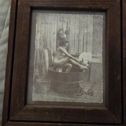 Vintage R. Hendickson Lady In Bathe