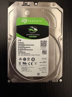 Seagate BarraCuda 4TB 3.5" Internal Hard Drive