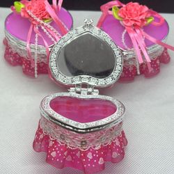 heart mirror jewelry box 