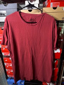 Zanerobe red tee shirt size large elongated men’s used