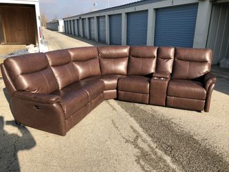 Power reclining sectional Couch
