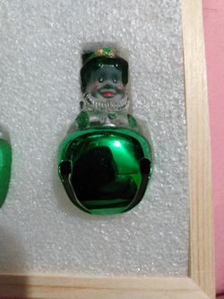 Leprechaun Christmas Bells Ornaments