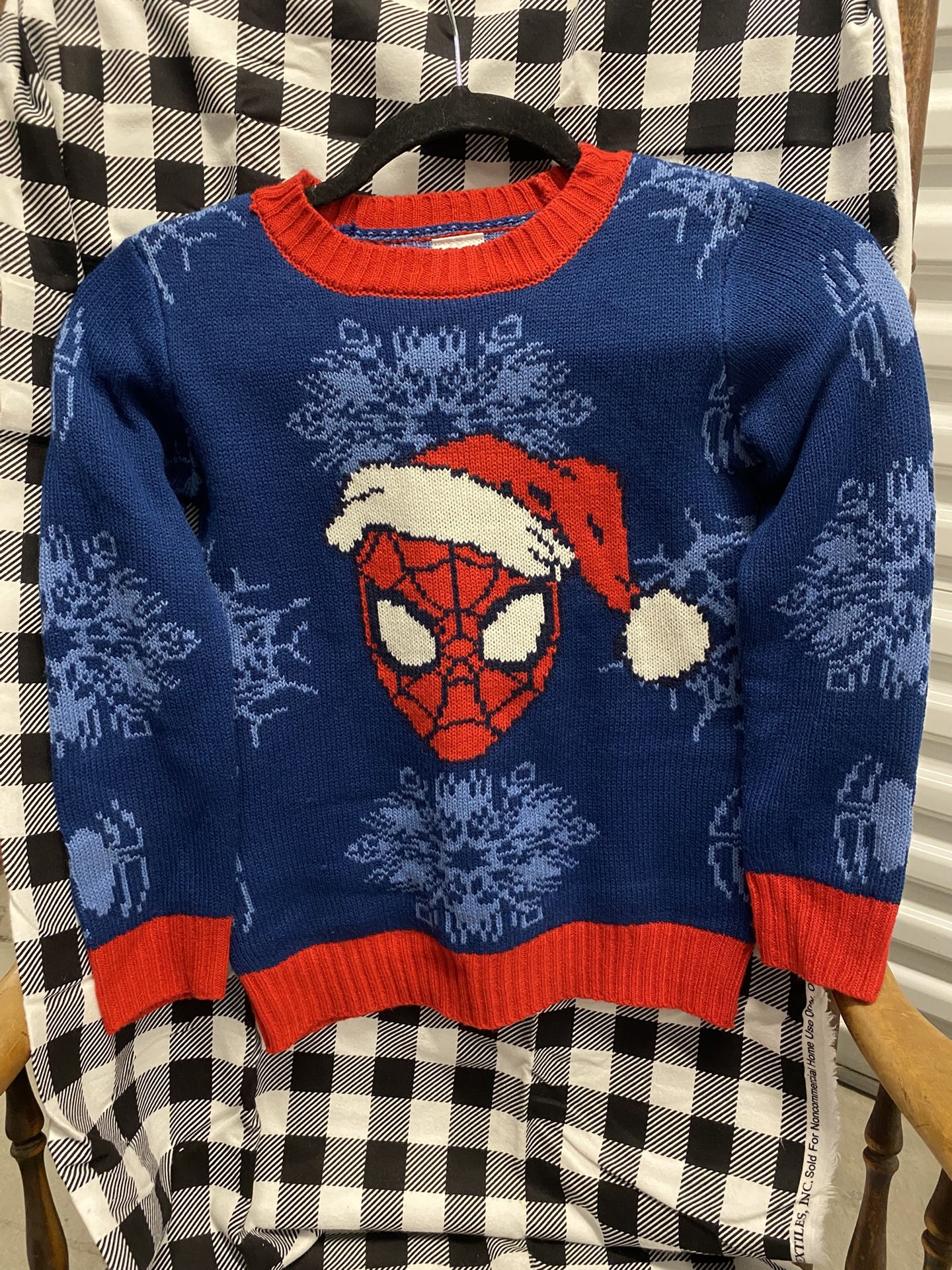 Kid’s Spider-Man Holiday Sweater