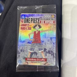 One Piece Monkey D. Luffy College Basketball US Voyage