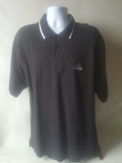 Adidas men's black polo shirt size 2XL