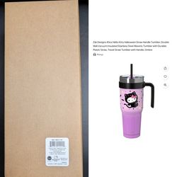 NEVER USED/SEALED. Hello Kitty 40 oz Stainless Steel Tumbler 
