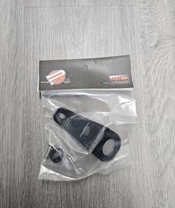 BRAND NEW PASSWORD JDM EG EH EJ CIVIC BLACK CNC BILLET ALUMINUM RADIATOR STAY MOUNT BRACKET+WASHER KIT