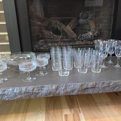 1920s Etched Glassware Collection