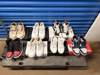 Lot Of Shoes Jordans And Nike