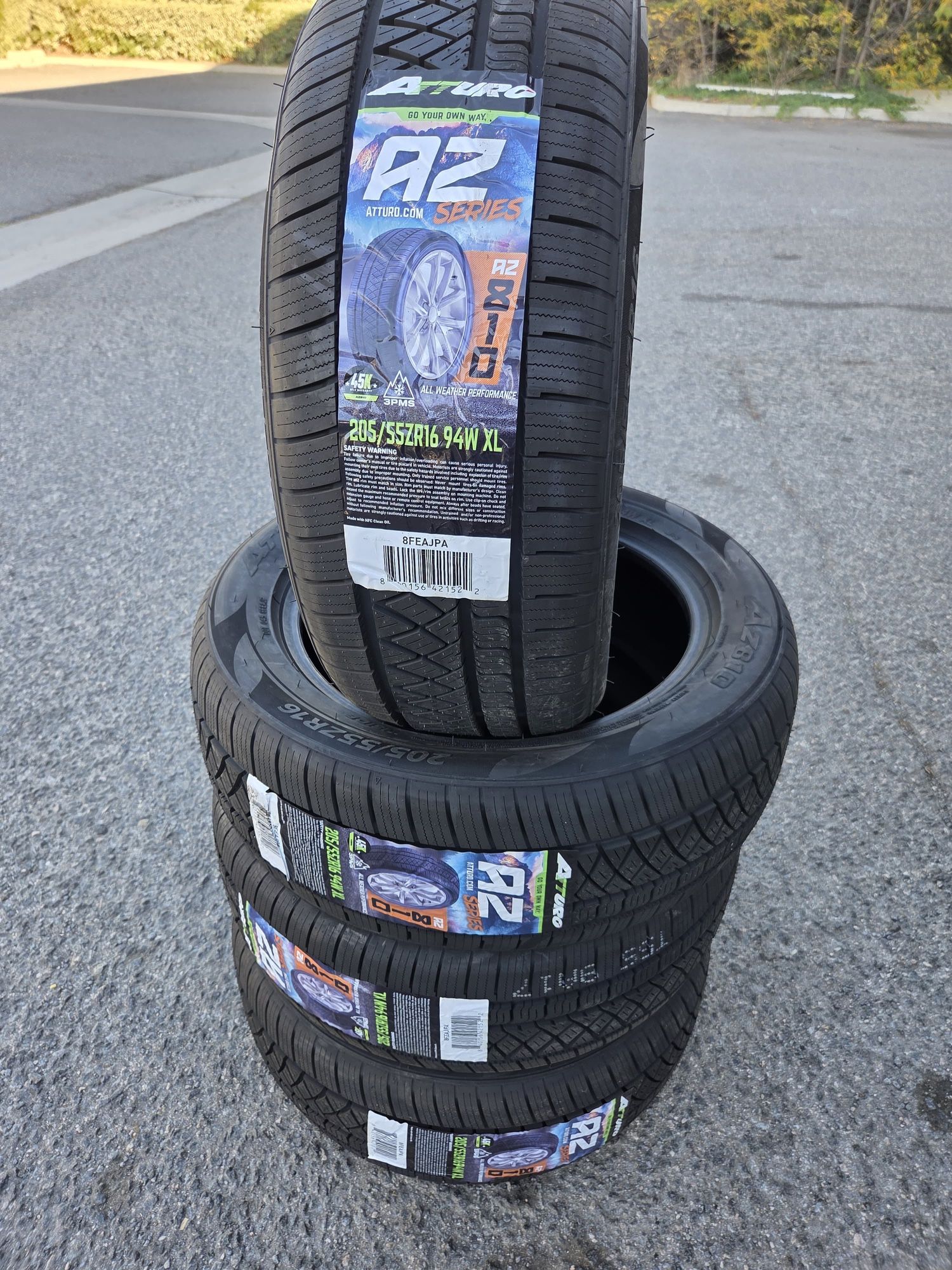 Set De Llanta 205/55ZR16 ATTURO