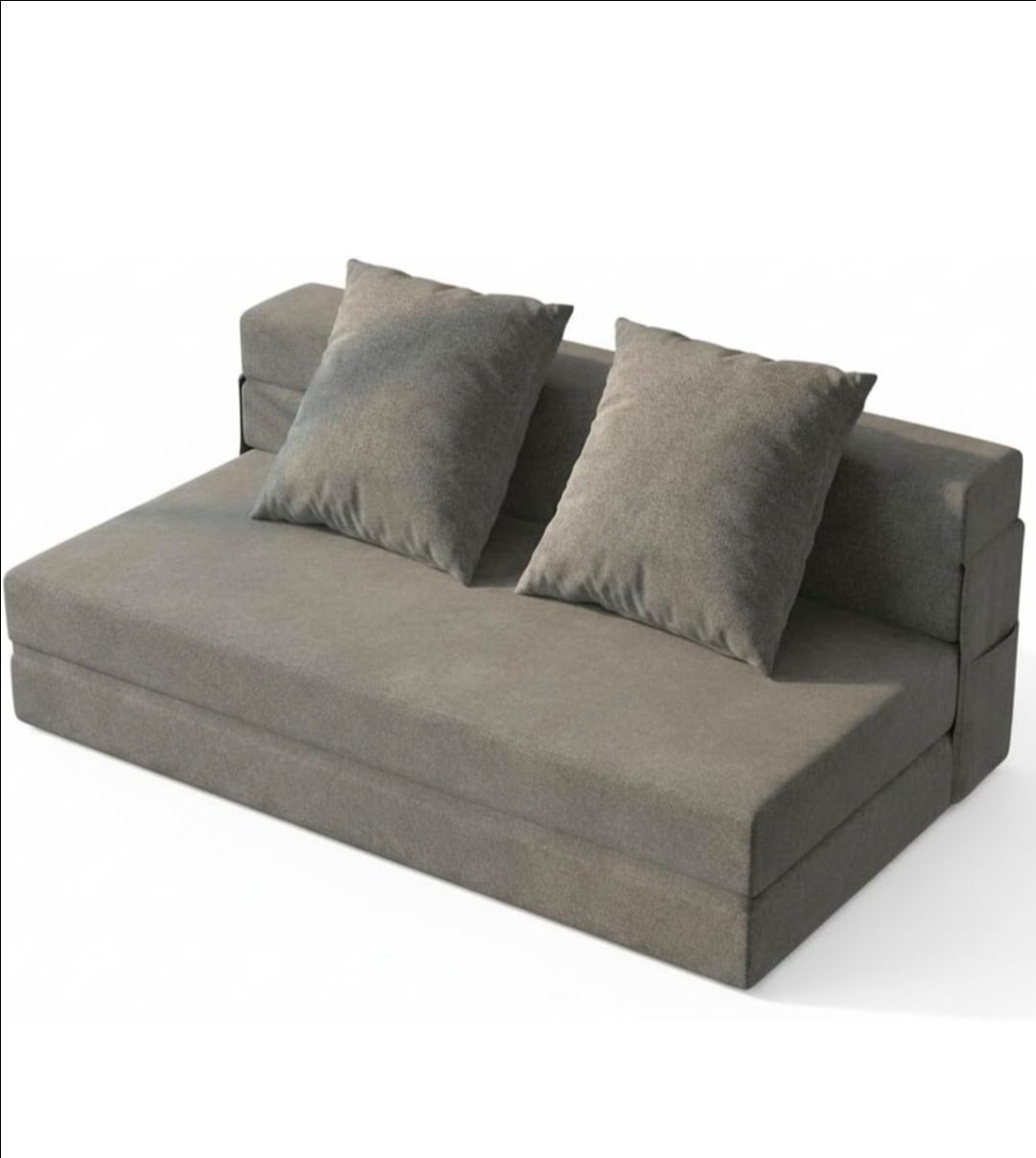 5-in-1 Convertible Folding Sofa Bed - Sleeper Chair with Pillows, Fold Out Chair Bed Futon Couch, Foldable Floor Mattress for Living Room/Dorm/Guest U