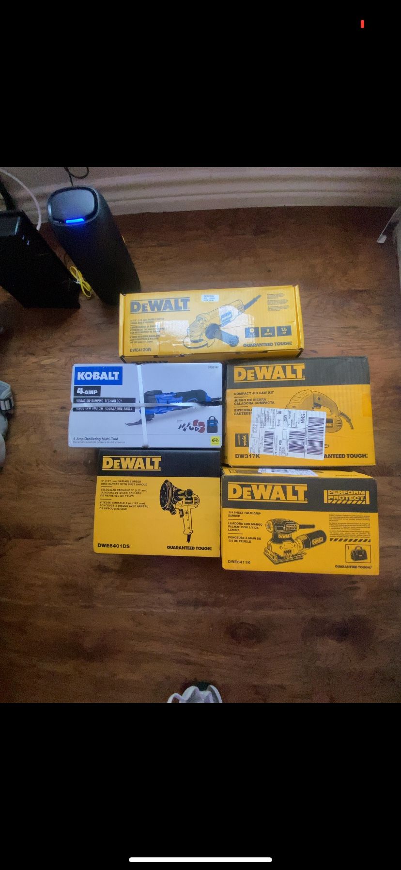 4 Sets Dewalt 1 Kobalt