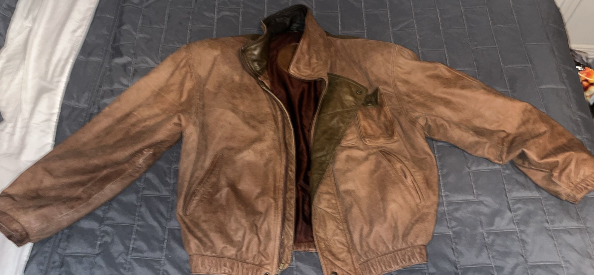 Vintage Leather Jacket (L)