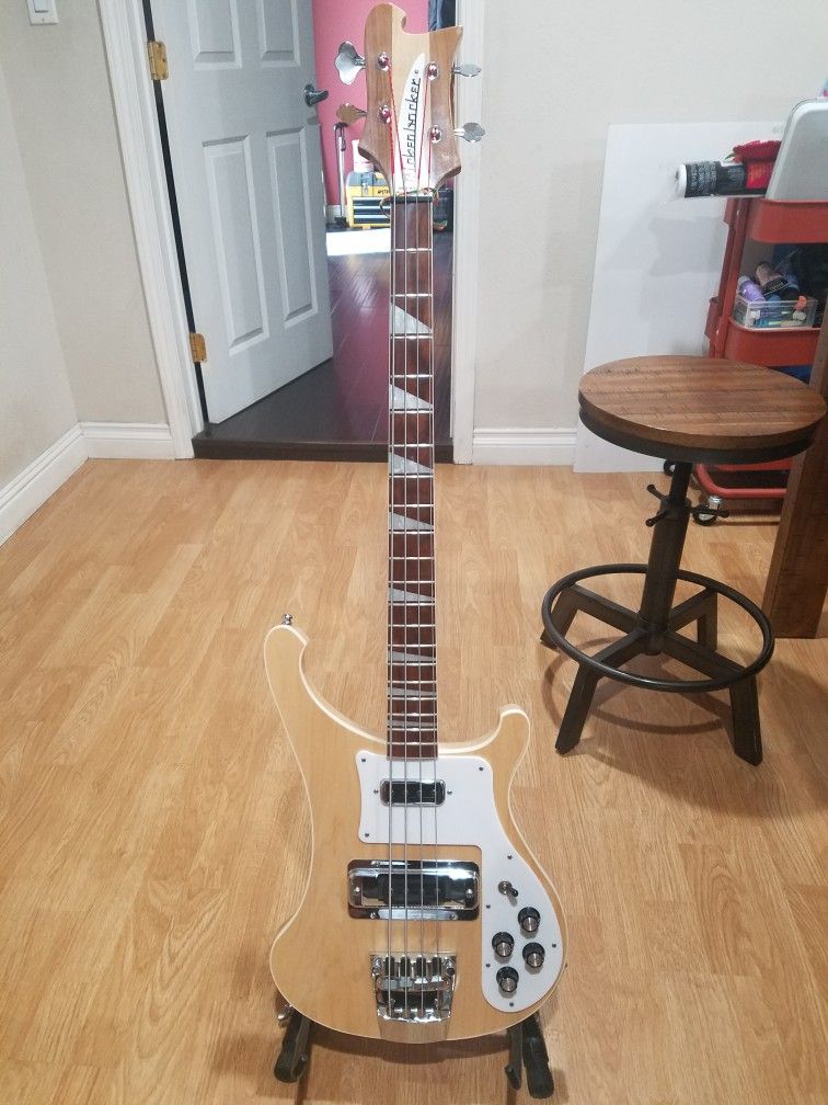 2014 RICKENBACKER MAPLEGLO 4003S BASS GUITAR FENDER WARWICK SPECTOR ZON JAZZ BASS