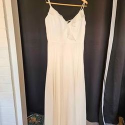 NWOT White Dress- size 14