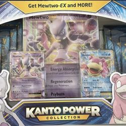 Pokemon Kanto Power Collection Box Mewtwo EX Slowbro EX XY 