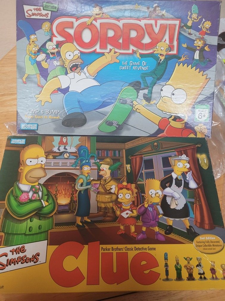 The Simpsons board Game 