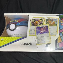 Pokémon Collector's Chest Great Ball Ultra Ball With 3 Eevee Promo Cards Sealed
