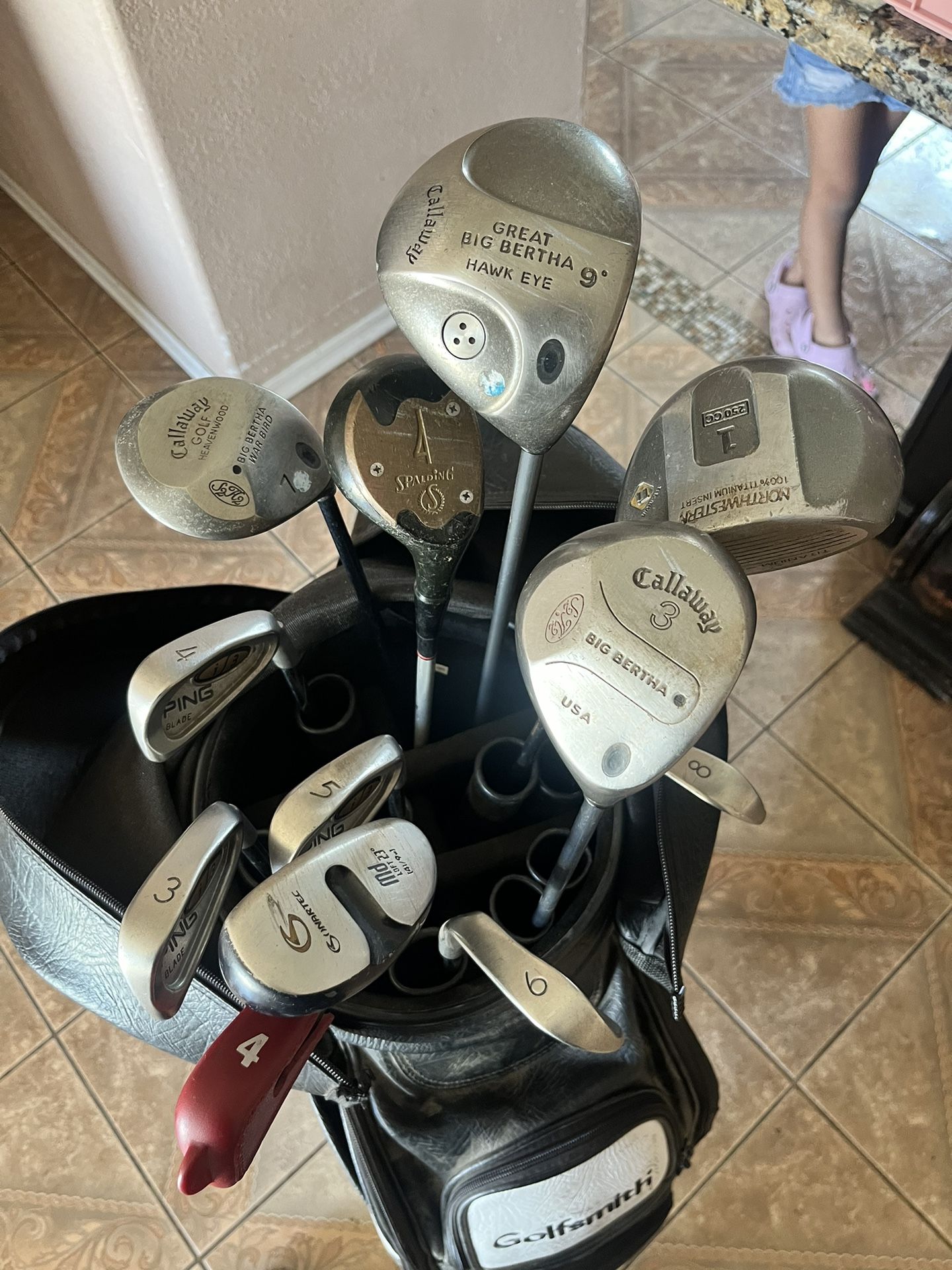 Golf Clubs And Bag