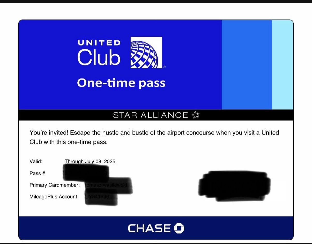 United Club One Time Pass