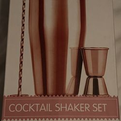 Tiawudi Cocktail Shaker Set - 3 Piece Copper Stain