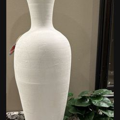 Home Decor Handcraft Ceramic White Vase