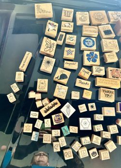Wooden/rubber Stamp Collection