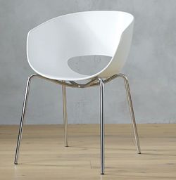 Cb2 Orbit Chairs pair