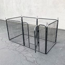 $85 (New in Box) Heavy duty 32” tall x 32” wide x 6-panel pet playpen dog crate kennel exercise cage fence
