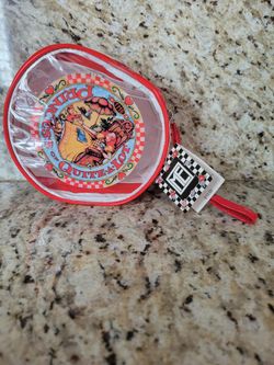 Mary Engelbreit Round Zip Pouch New