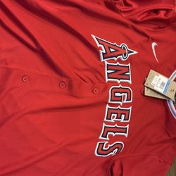 Nike MLB LA Angels Jersey - Red - Size M - New with Tags