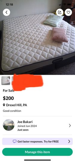 King size beatyrest metttres stil in great condition