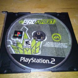 PS2 Game Need For Speed PRO Street 