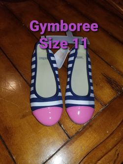 New size 11 girls gymboree spring summer wedges heels nwt