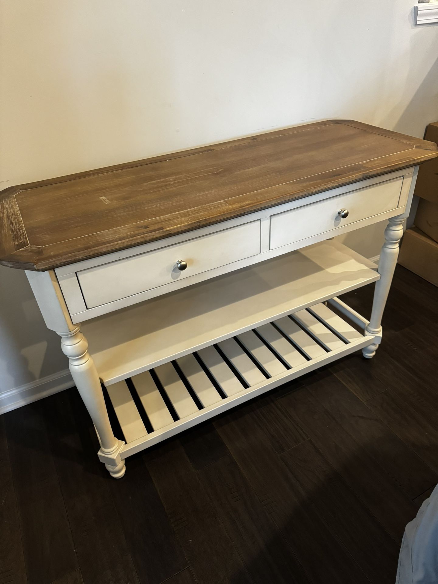 Beautiful Wood Buffet Table