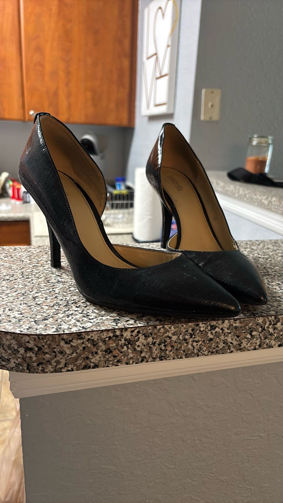 Black MK Heels